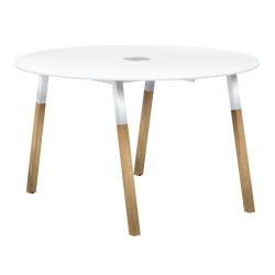 Конференц-стол Forta FRST 1250 Белый премиум Дуб Гамильтон