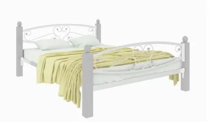 Кровать Каролина Lux plus 1400х2000 Белая