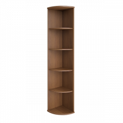 Стеллаж высокий угловой Riva А.УС-1 Орех Гварнери