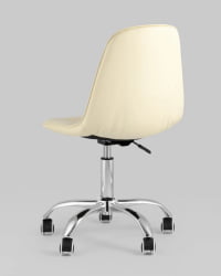 Компьютерное кресло Тейлор без подлокотников экокожа Бежевый