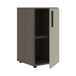 Шкаф-колонка с глухой малой дверью (правый) VELION VLCS 40.1 R Аметист Дуб Сильвер