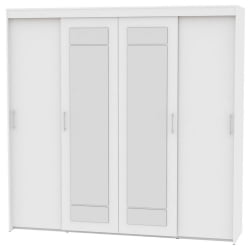 Шкаф-купе T-5-230х235х45-M(Белый-4)