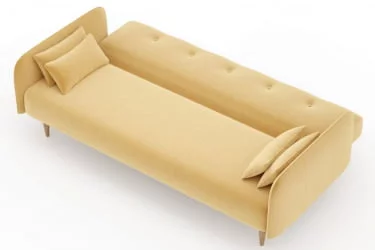 Диван трёхместный Бьерн ЛД 307.010.000 Горчичный