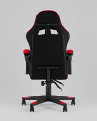 Кресло спортивное TopChairs Shadow ткань черно-красный