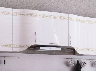 Шкаф кухонный 1500 под вытяжку Анастасия ЛД 015.301.000 Белый