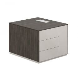 Тумба опорная 800 правая Atlas NZ-0212.BT.GS.R Бренсон Трюфель Серый камень