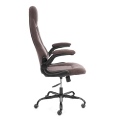 Кресло геймерское BAZUKA metalBL велюр, коричневый, 6