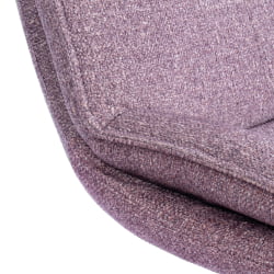 Кресло лаунж Cosmo велюр/букле, VT shape wood rose