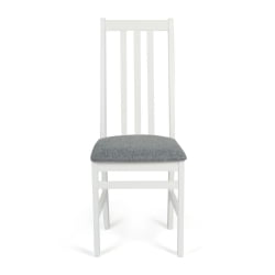 Стул SWEDEN / 1 шт. в упаковке Многослойная фанера, 40*42*98 см, white, ткань темно-серая (150)