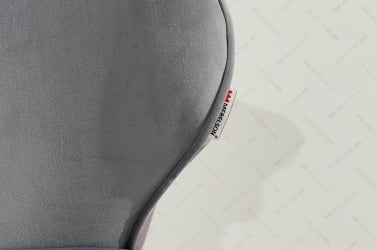 Стул Остин (серый (велюр)/черный)