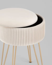 Пуф-столик Астор бежевый