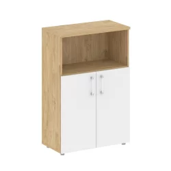 Шкаф средний широкий СХИФТ СК.СТ-2.1 Тиквуд Светлый/Белый Бриллиант / SHIFT SK.ST-2.1