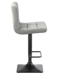 Стул барный DOBRIN DOMINIC (серый велюр (MJ9-75)) 2 шт