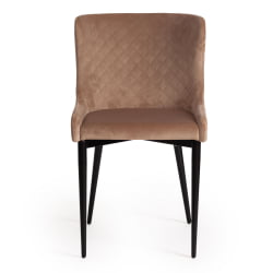 Стул MANTRA (mod. 713) ткань/металл, 49х61х82 см, высота до сидения 49 см, бежевый barkhat 5/черный