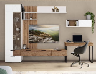 Стенка для гостиной Джерси 601 407 (ширина 345 см)