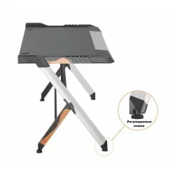 Стол для геймеров LUMI GMD01-1 c RBG подсветкой