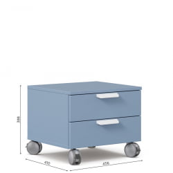 Тумбочка для детской Милтон ЛД 537.070.000 Капри синий