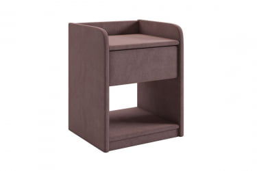 Тумба прикроватная Аманда 2 TM-003.2 пудра (велюр)