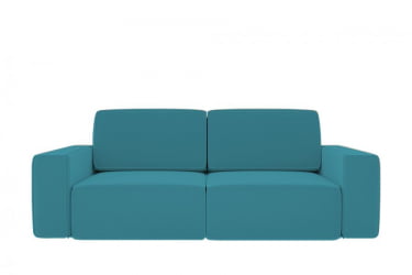 Диван прямой Сунндал (Berhouse) Цвет фасада: Азур велюр; Тип: Прямой; Материал фасада: Металл/Велюр