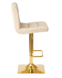 Стул барный DOBRIN GOLDIE (бежевый велюр (MJ9-10)) 2 шт