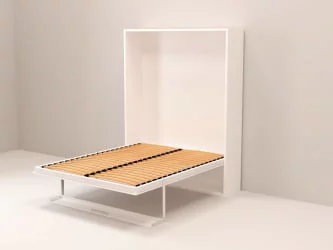 Кровать-трансформер Смарт 1 откидная К 1400 Белая шагрень