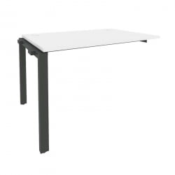 Наборный элемент рабочей станции на П-образном м/к ОНИКС О.МП-1.НРС-2.8 Белый Бриллиант/Антрацит / ONIX O.MP-1.NRS-2.8