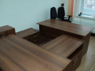 Тумба под оргтехнику Альфа 62.45 орех Пегас