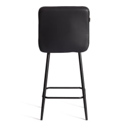 Полубарный стул Medeo/Медео экокожа , черный, 42х56х102 см