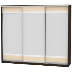 Шкаф-купе B-220х270х60-2(Венге-ДМ-D10D10D10)