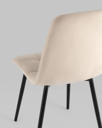 Стул Oliver велюр Бежевый