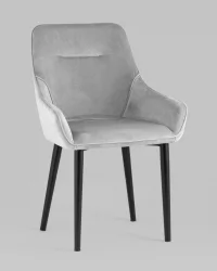 Стул Джоан велюр Светло-серый