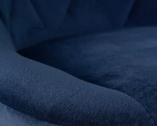 Стул барный DOBRIN LOGAN BLACK Синий велюр MJ9-117