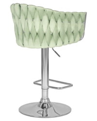 Стул барный DOBRIN MARCEL (пудрово-мятный велюр (MJ9-87)) 2 шт