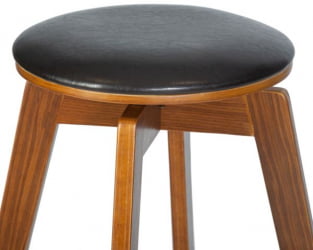 Табурет барный DOBRIN TOM 77 (цвет черный глянец PU ABD 002) 2 шт