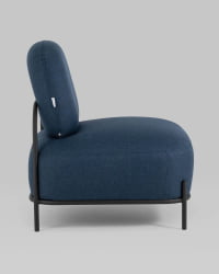 Кресло Стоун 1 рогожка Синий