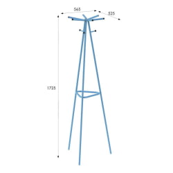 Напольная вешалка для одежды Галилео 217 Голубой