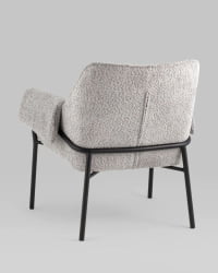 Кресло лаунж Бесс альпака Серый