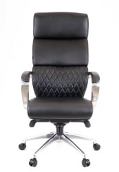 Кресло для руководителя Everprof President Экожа Черный