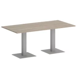 Стол прямоугольный HOME OFFICE VR.SP-5-180.2 Дуб Аттик/Серый металл