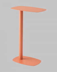 Журнальный столик Eanna L металл коралловый