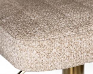 Стул барный ДОБРИН CХАРЛЙ ГОЛД (бежевый твид (ЛЕО26)) 2 шт / DOBRIN CHARLY GOLD (LEO26))