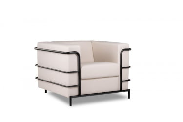 Кресло Аполло 2.0 (1Д) Кремово-белый Euroline 907