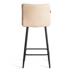 Полубарный стул Bari/Бари экокожа , бежевый, 42х55х99 см
