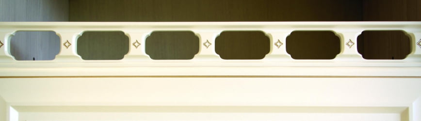 Шкаф над вытяжкой (с системой плавного закрывания) Милана 23.13.1 Сосна Астрид/Ваниль