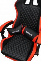 Кресло 892-1 цвет черный/красный с массажем 892-1-black-red-mass