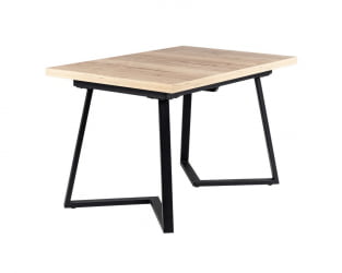 Стол Роналдо раздвиж. 120-160 Галифакс Натур/Бабочка