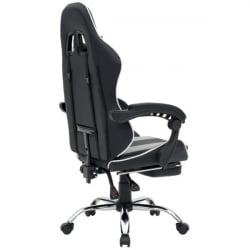 Кресло компьютерное CРОМЕКС (КРОМЕКС) Ваве ГМ-145 экокожа черное/серое / CROMEX Wave GM-145