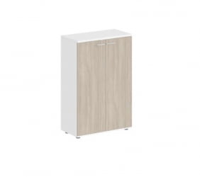 Шкаф средний двухдверный Sigma SG.813.WH.OD Белый Дуб темный