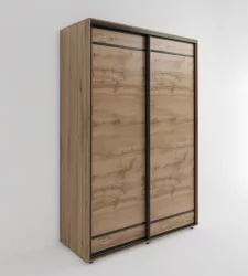 Шкаф-купе 2-х дверный Акцент-Лайт Д3 1000х600 Дуб крафт золотой