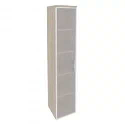 Шкаф высокий узкий левый ONIX O.SU-1.10R(L) Дуб Аттик/Белый
